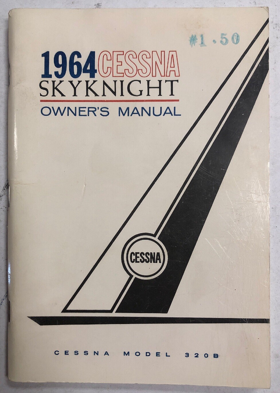Cessna 320B SkyKnight 1964 Owner's Manual Original