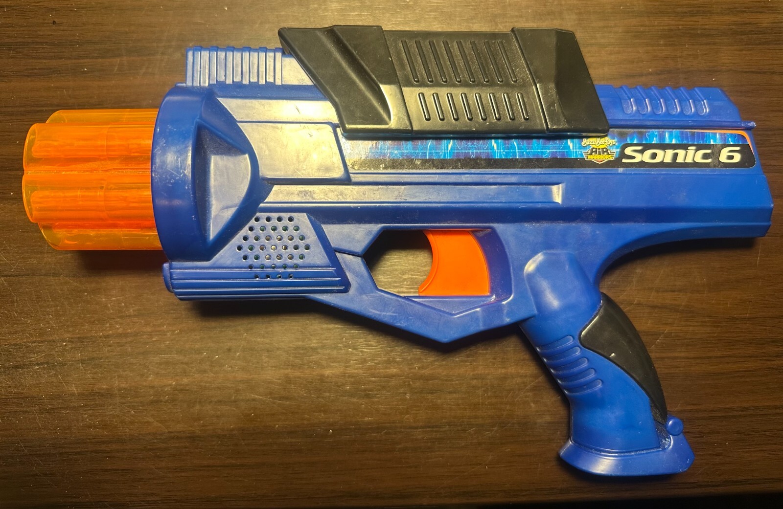 Buzz Bee Toys Air Warriors Sonic 6 Dart Gun Blaster