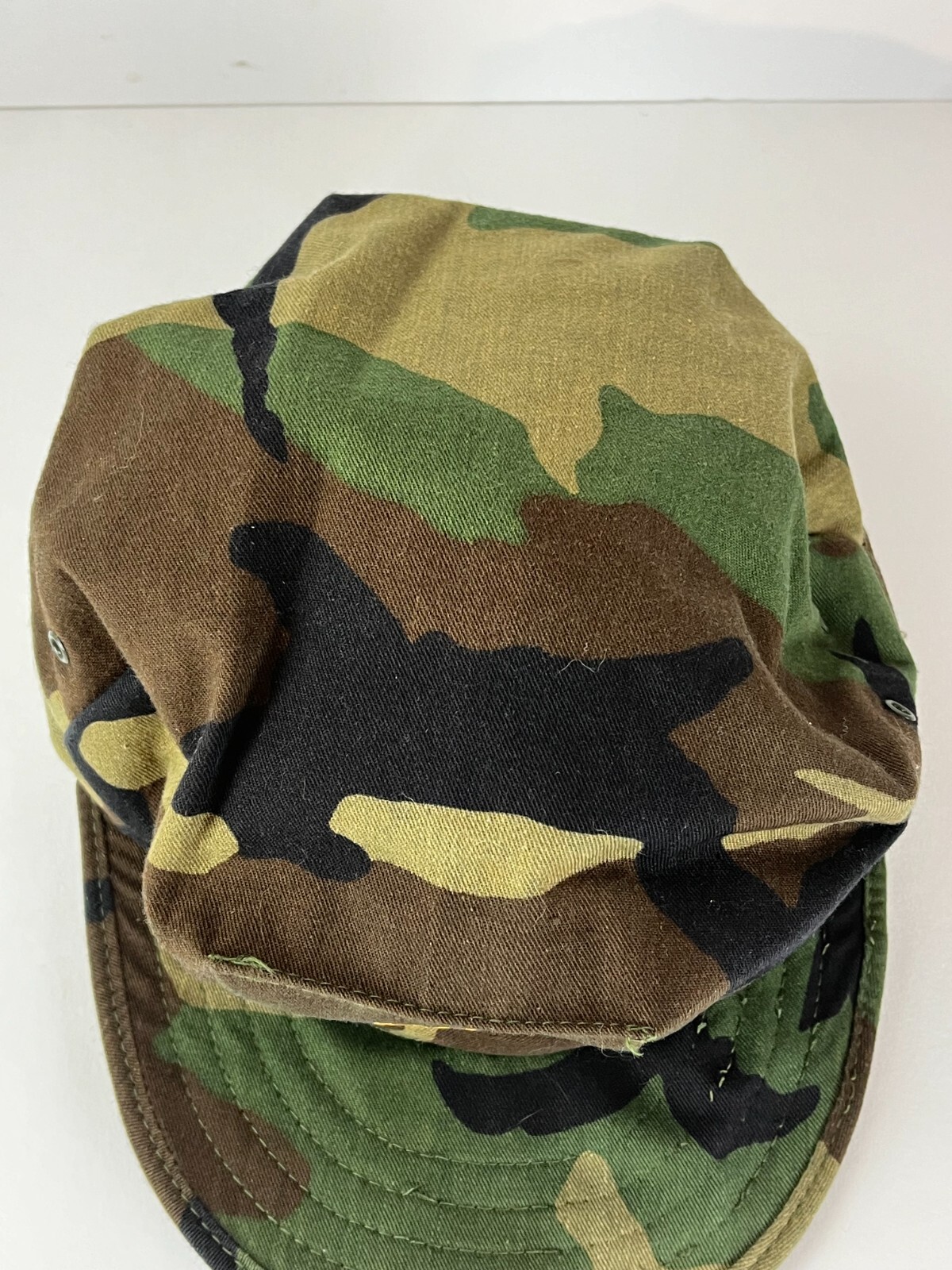Genuine Camouflage Military Cap Hat Typer II 2 Utility Woodland DLA100 81c3422