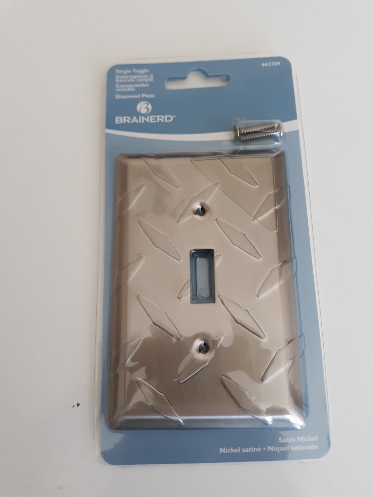 Brainerd - Satin Nickel Toggle Standard Wall Plate Bundle