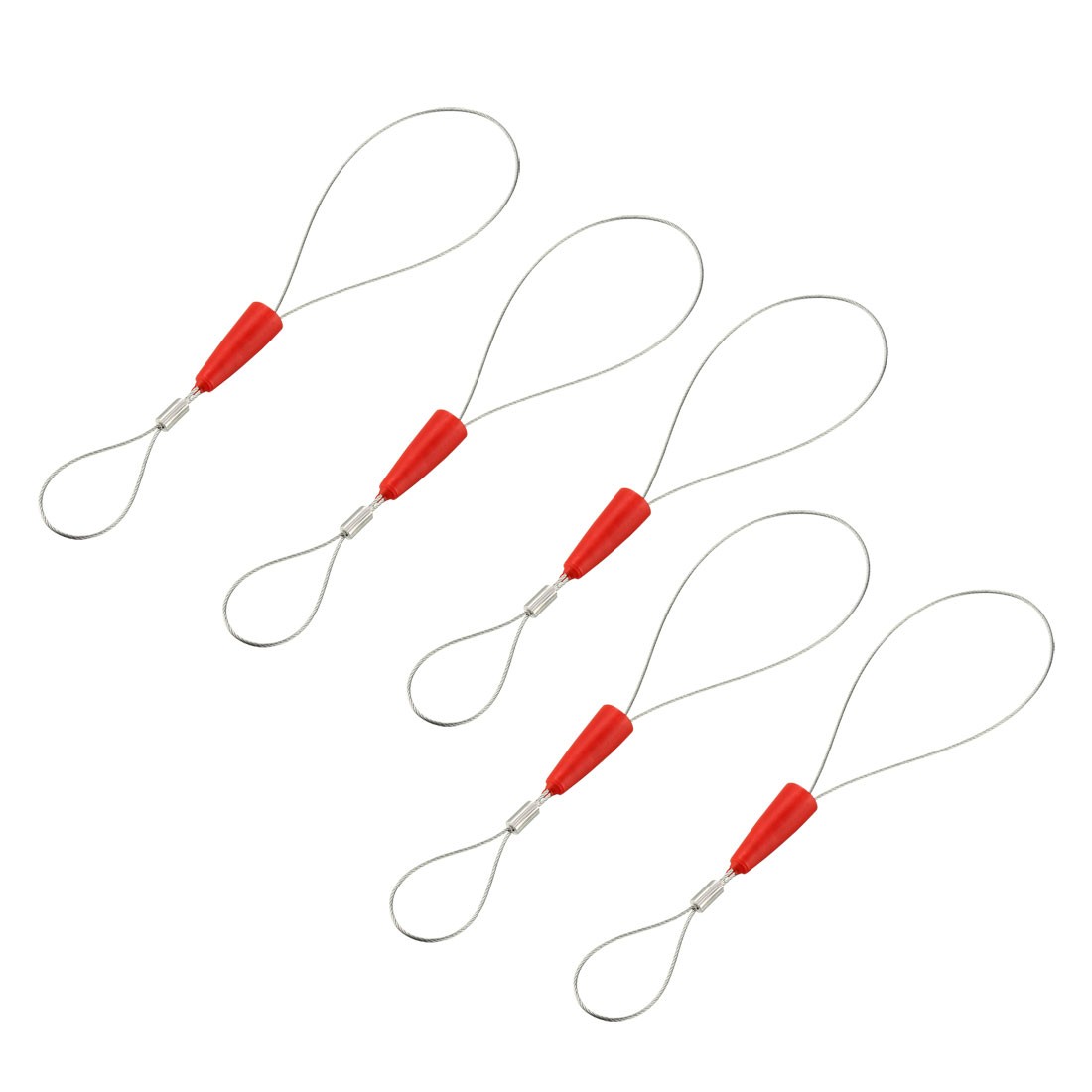 5PCS Universal Wire Traction Fish Tape Fastener Tool Steel Rope Connector Tool
