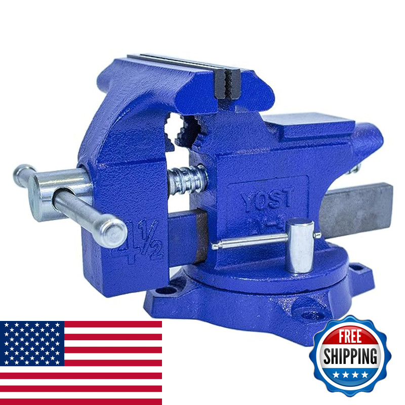Yost Tools Yost Vises Lv-4 Homeowners Vise 4.5 Inch Jaw Width A 3 Inch Jaw