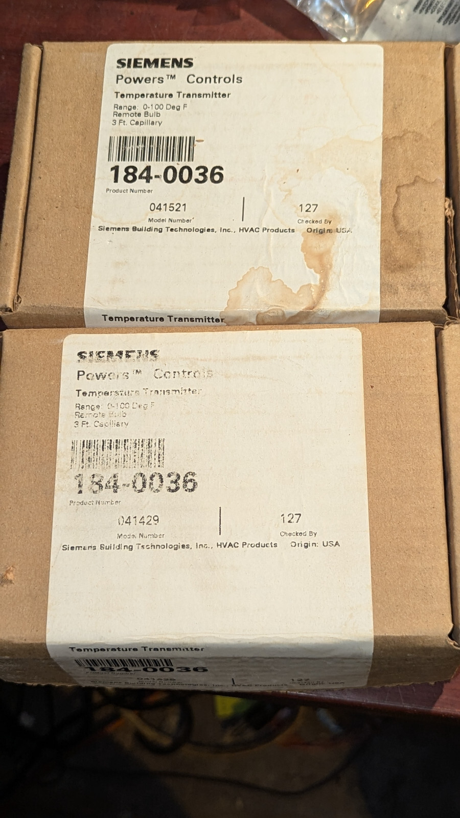 New (1) SIEMENS / POWERS 184-0036 Transmiter Range: 0-100