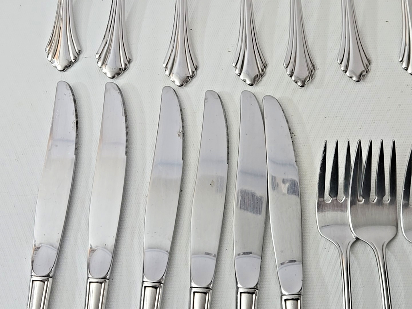Rembrandt Distinction Deluxe Stainless Silverware Flatware Lot Assorted