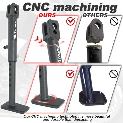 0-3 inch Adjustable Kickstand Fit for CBR600RR 2007-2025 CBR600RR Motorcycle