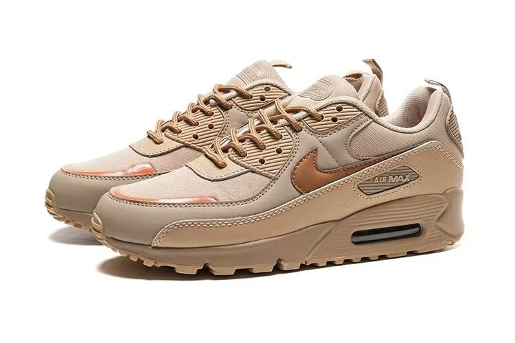 🔥DS Nike Air Max 90 OG All wheaten Men's Comfortable Running Shoes