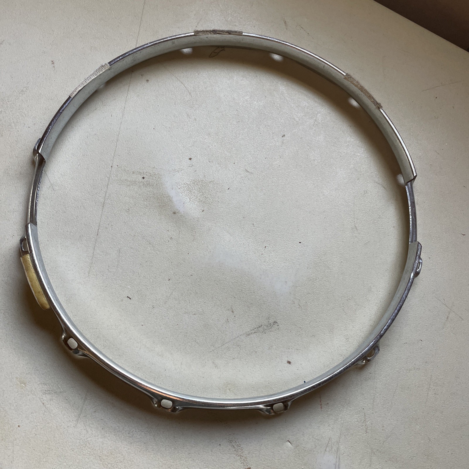 Ludwig 14" 12 Lug Snare Drum Resonant Rim/Hoop / US Vintage