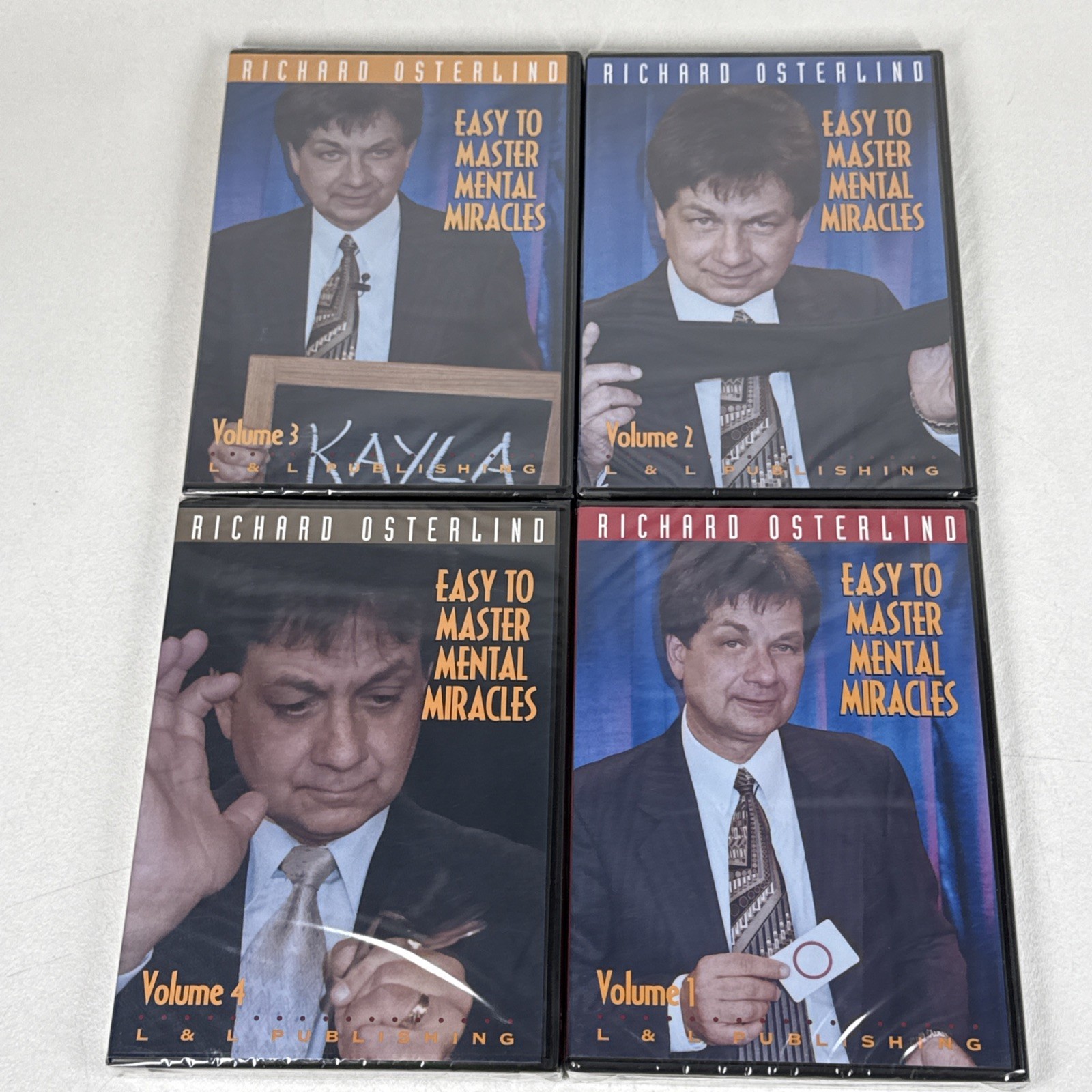 Richard Osterlind Easy To Master Mental Miracles DVD Set Of 4 NEW SEALED