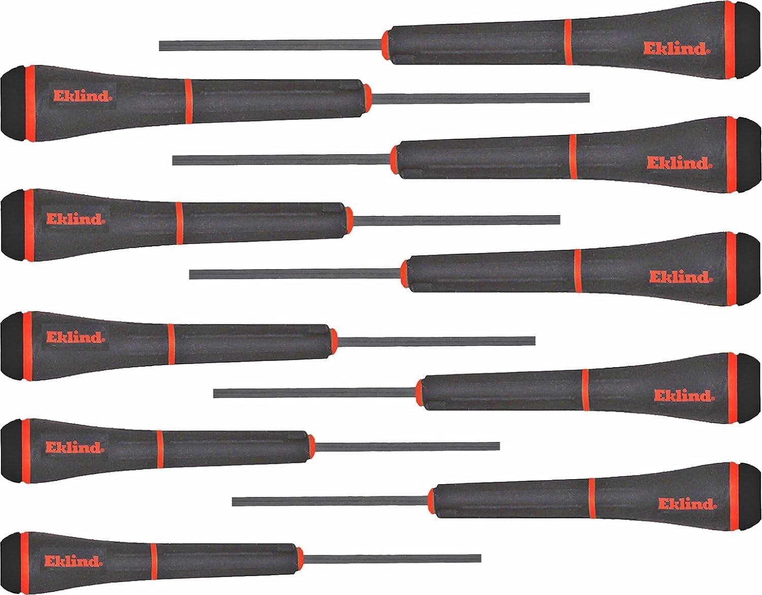 EKLIND 92300 PSD Hex (Allen) Precision Screwdriver - 10Pc Set SAE Inch Sizes .02