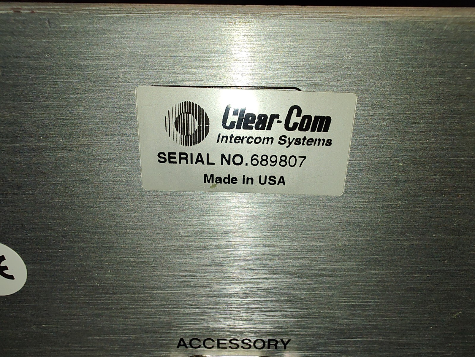 Clear-Com Intercom Systems ICS-2110 Matrix Plus Master Station