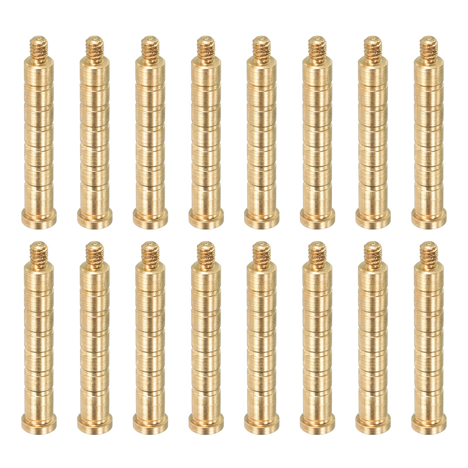 16 Pcs 100 Grain Archery Arrow Brass Insert for .244/ 6.2mm Carbon Arrows