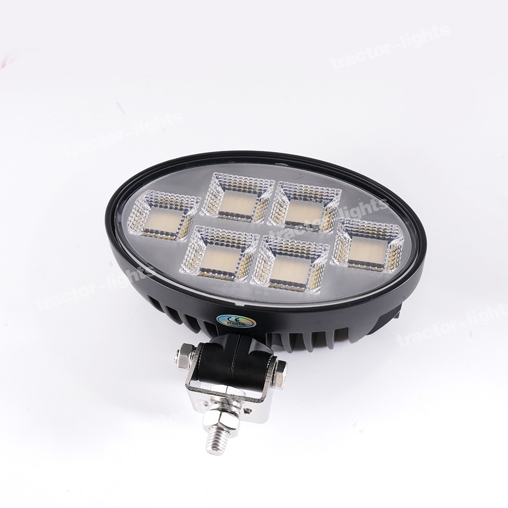 2xLED Work Lights Tractor Telehandler Loader Wheeled Dumper Oval Lamps Forklift
