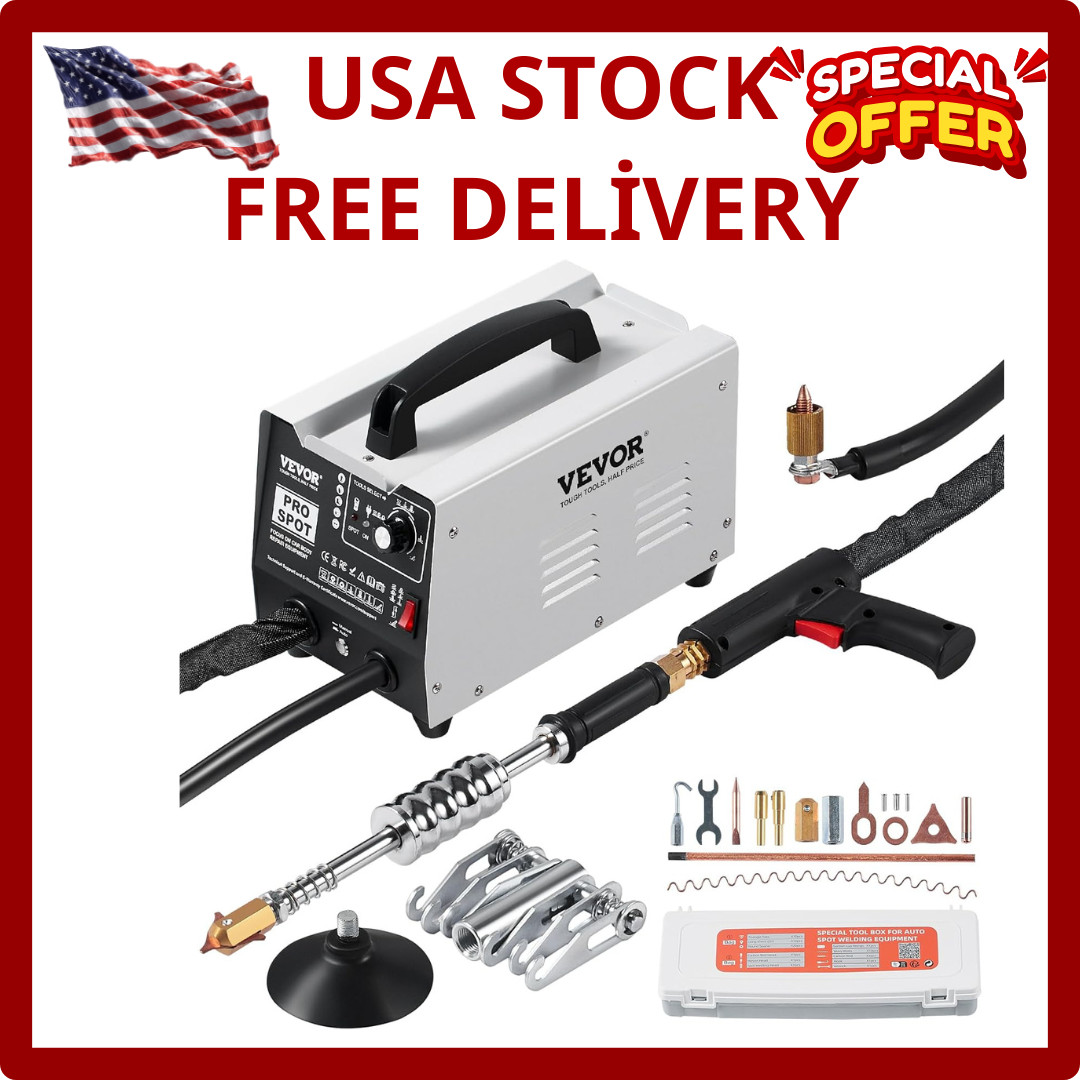 VEVOR Vehicle Panel 1.8KW Spot Puller Dent Spotter Spot Dent Puller FREE SHIP