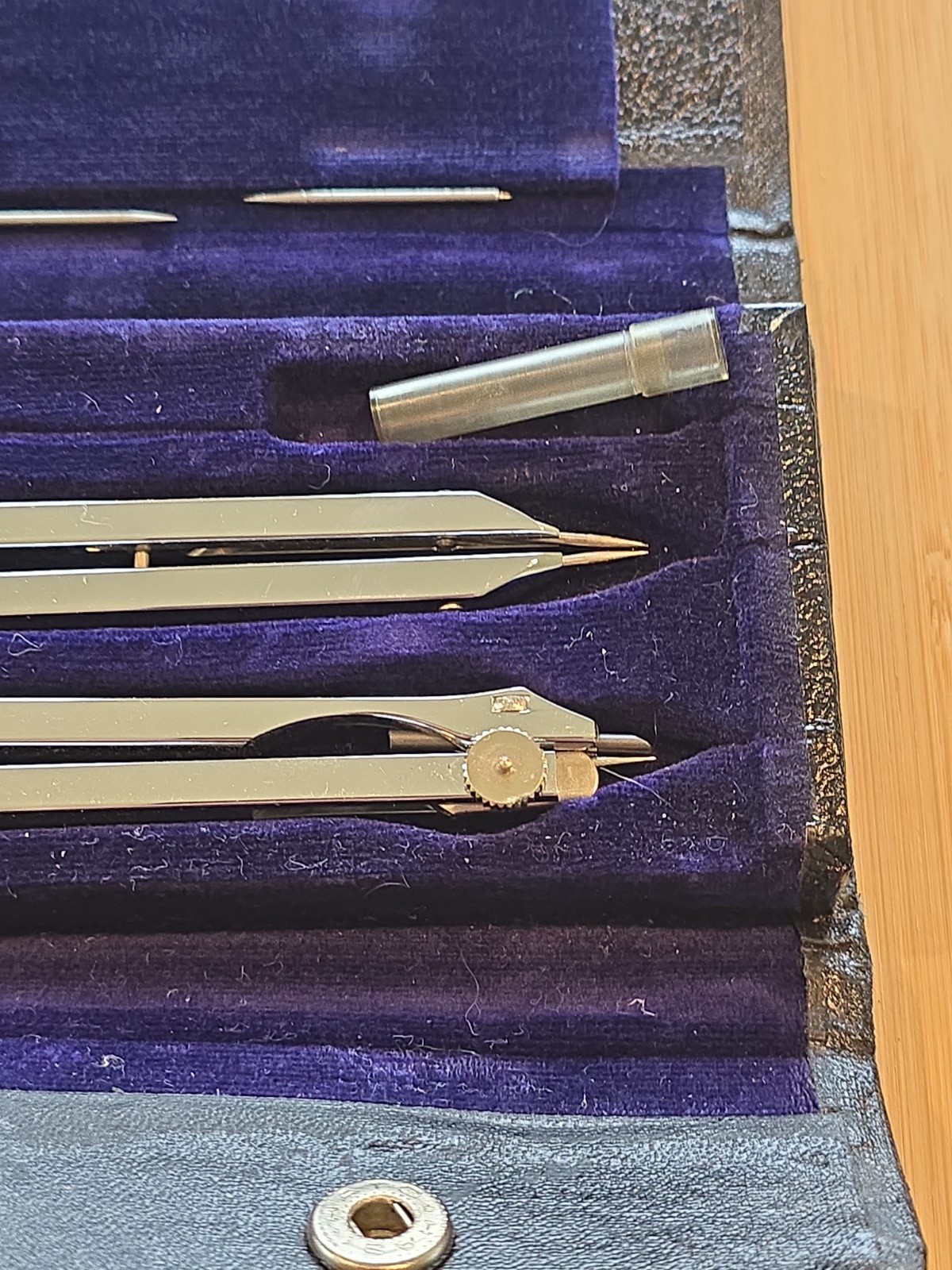VTG LUTZ JAPAN Navigators Plotting Instrument Set With Case Excellent
