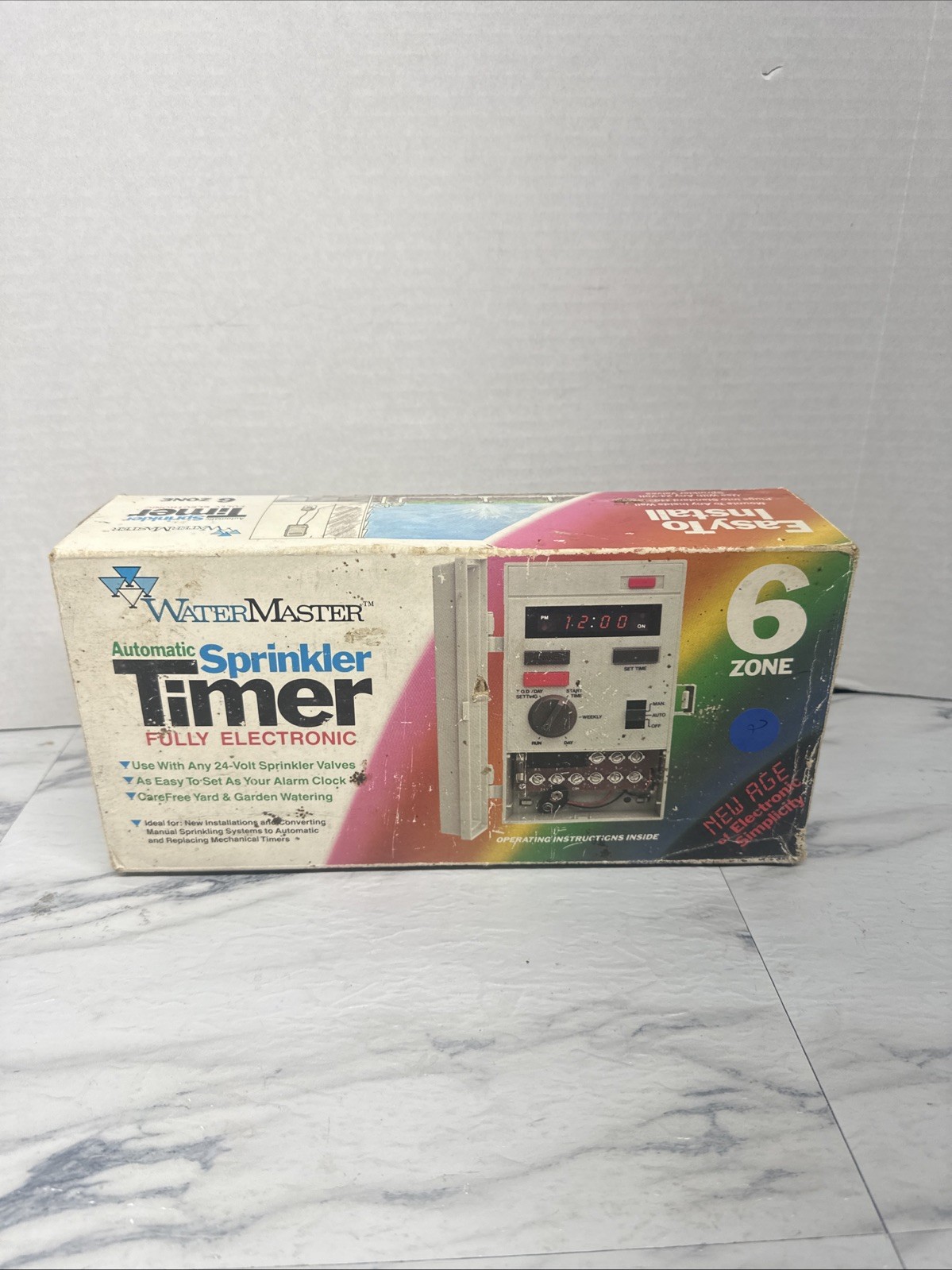 Orbit Watermaster 6 Zone Fully Automatic Sprinkler Timer #57972-50 Tested Work