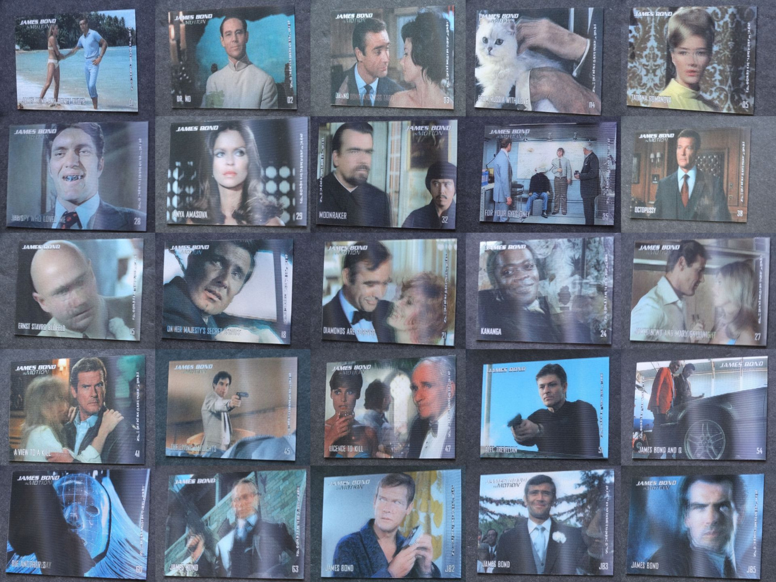 2008 Rittenhouse James Bond In Motion Card Complete Your Set You U Pick 1-63