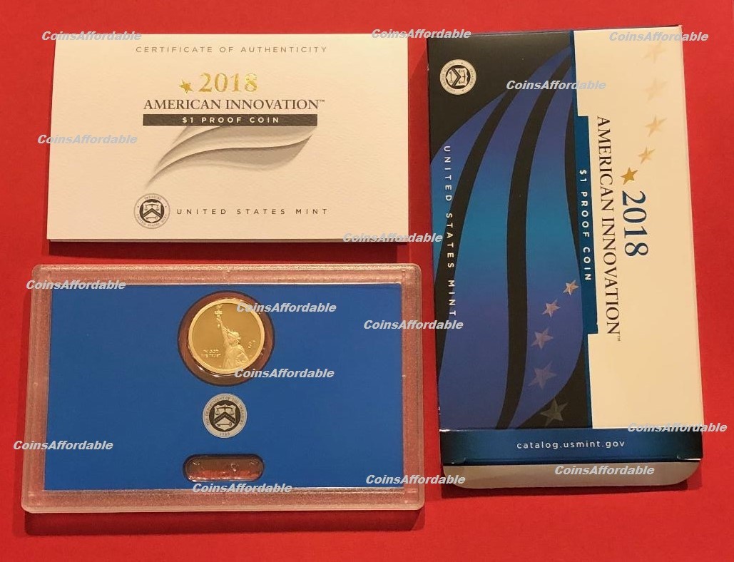 2018 S PROOF American Innovation Dollar $1 in US Mint OGP w/ COA