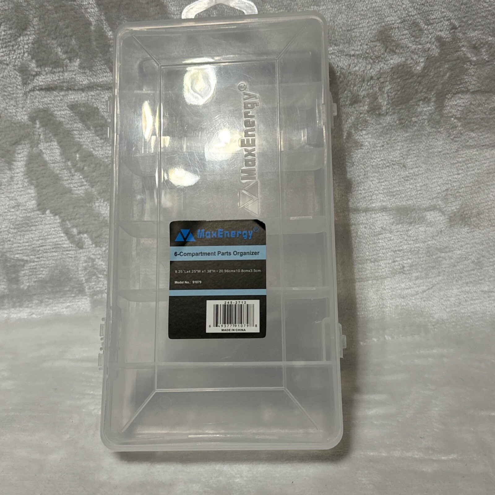 Max Energy 6-Compartment Small Parts Organizer FAST SHIPPING  Ships from U.S.A.