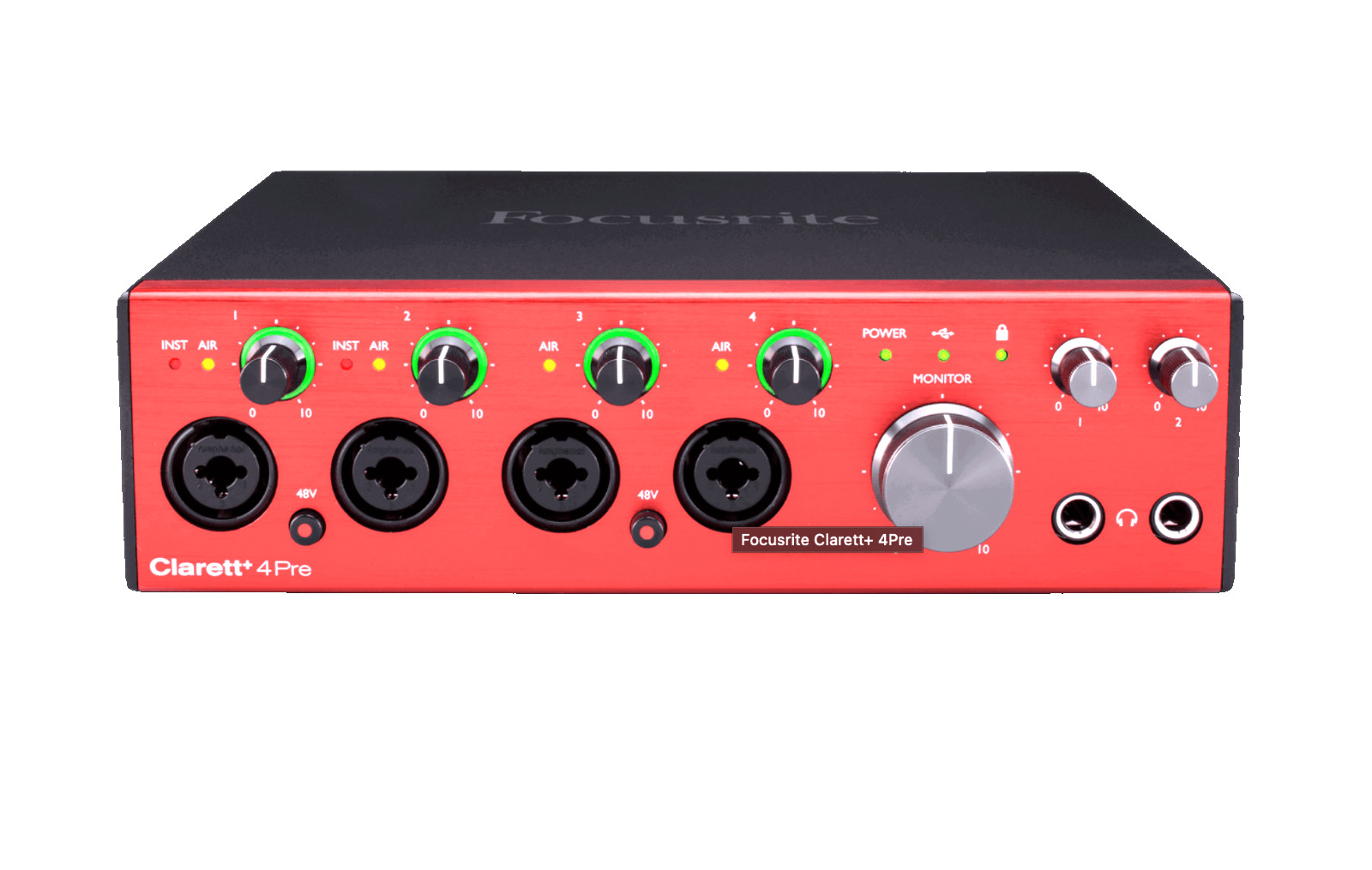 Focusrite Clarett+ 4Pre USB Audio Recording Interface for PC and Mac BRAND NEW
