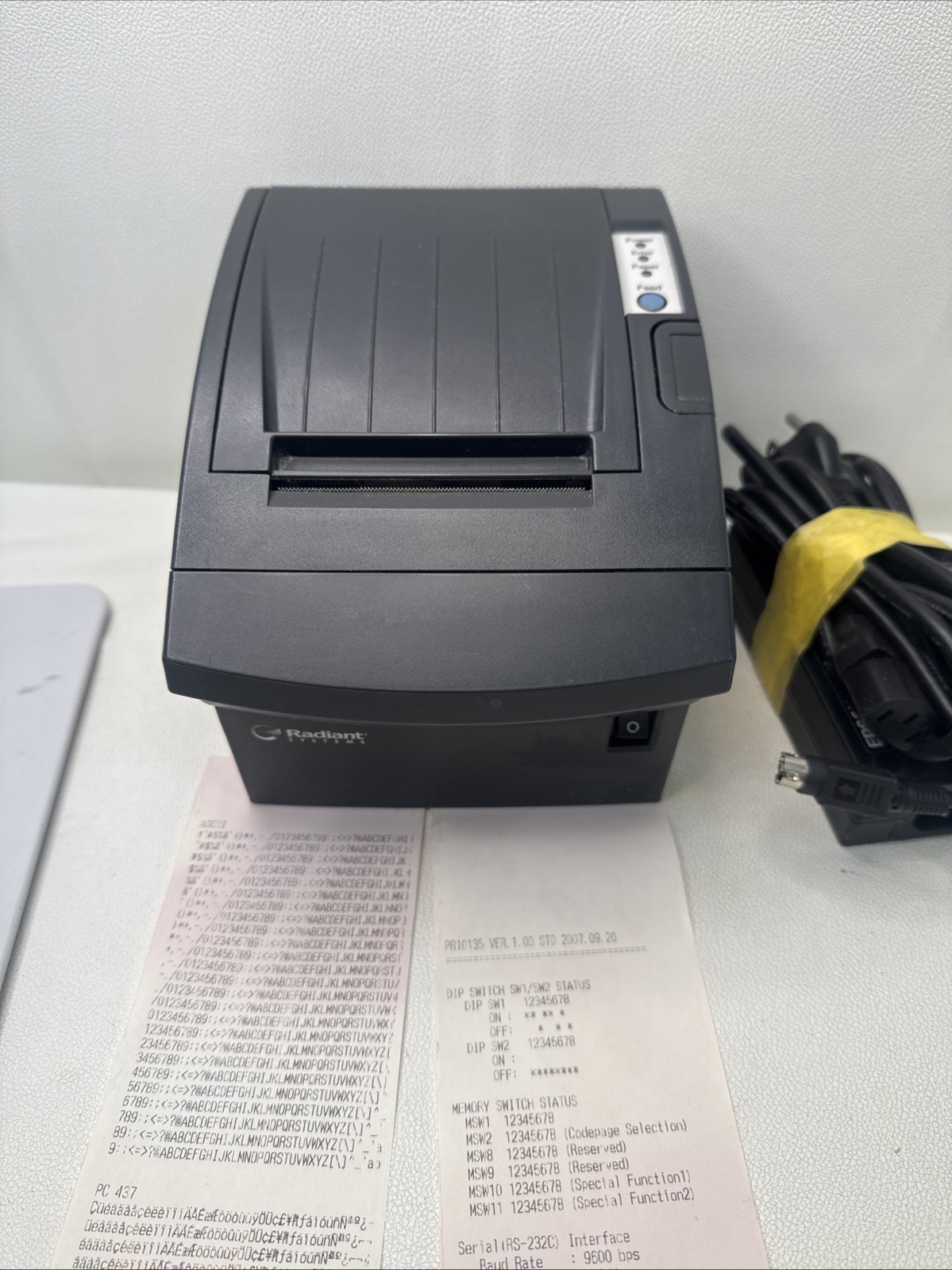 Radiant Samsung Bixolon PR1035 SRP350plus Thermal POS Receipt Printer Serial