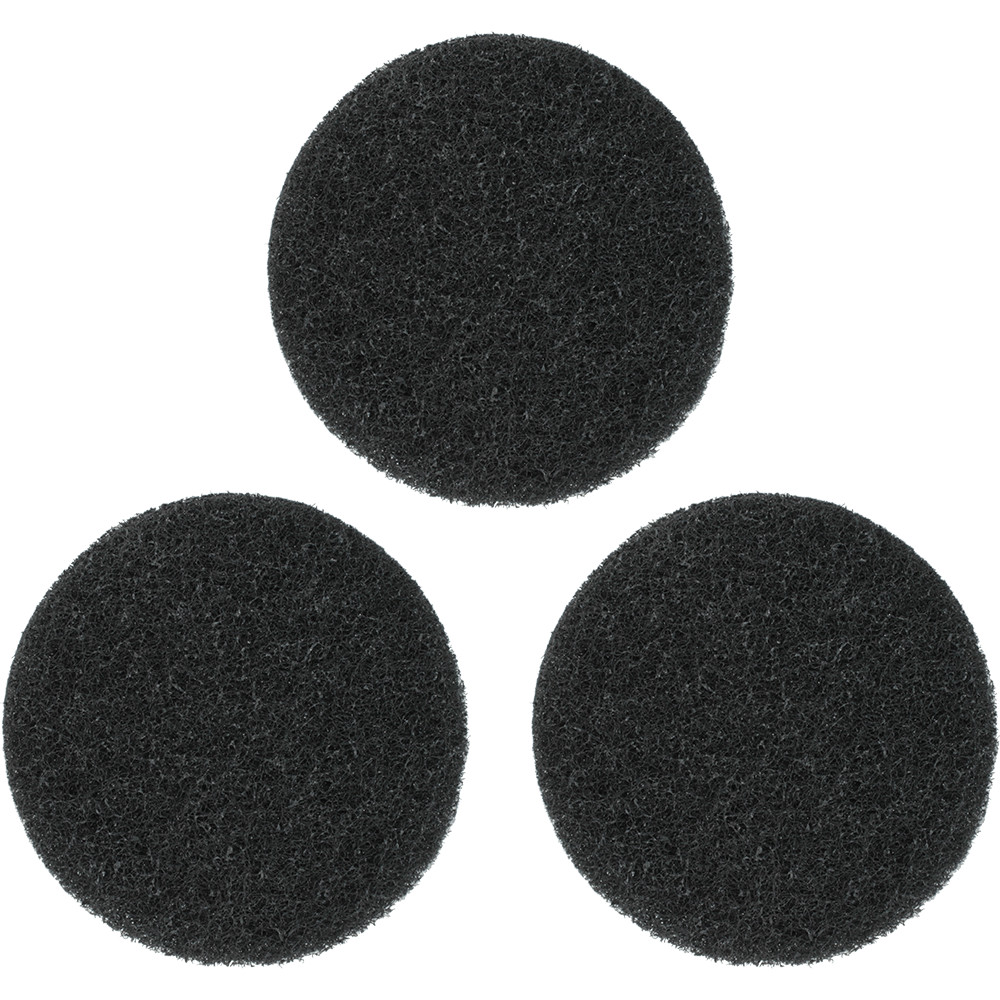 Genuine 8" Cimex Black Heavy Duty Scrubbing Pads FP-3 - Fits 48 Series Machines