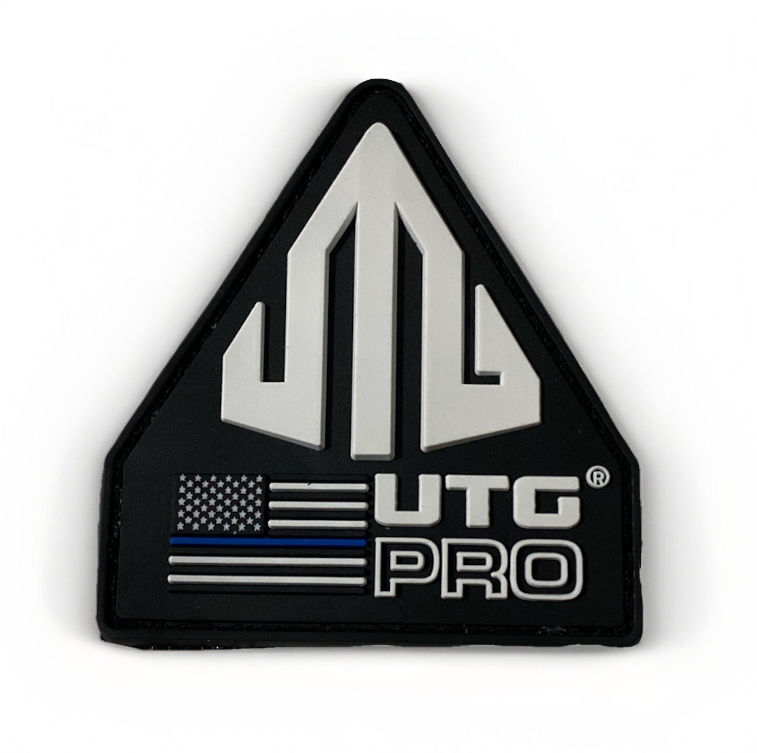 Leapers UTG Pro Thin Blue Line Flag Badge Patch Hook & Loop Morale Patch