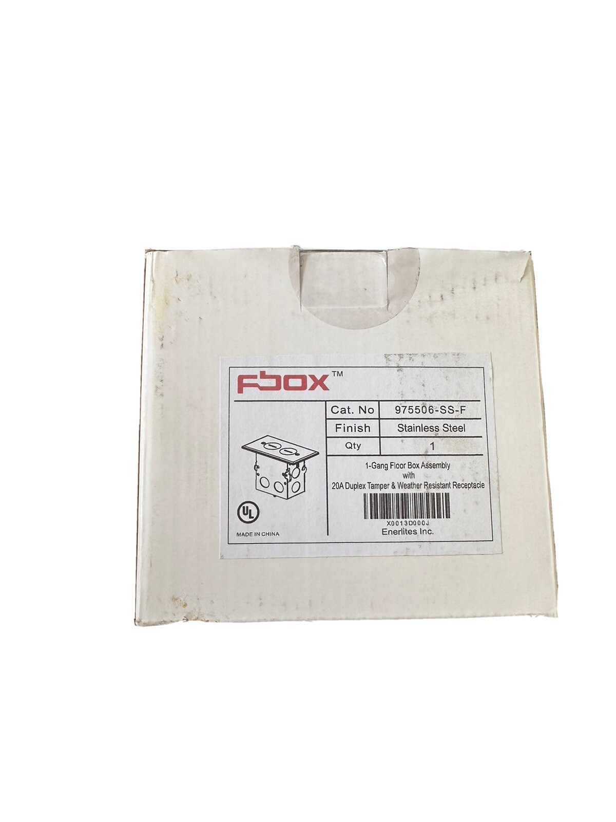 F Box Model 975506-SS-F Stainless Steel Floor Box BRAND NEW In Original Package