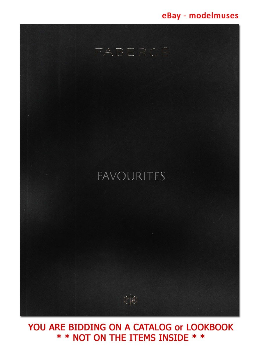 FABERGE Favourites Luxury Jewelry Softcover CATALOG 2016 2017 - 40 Pages