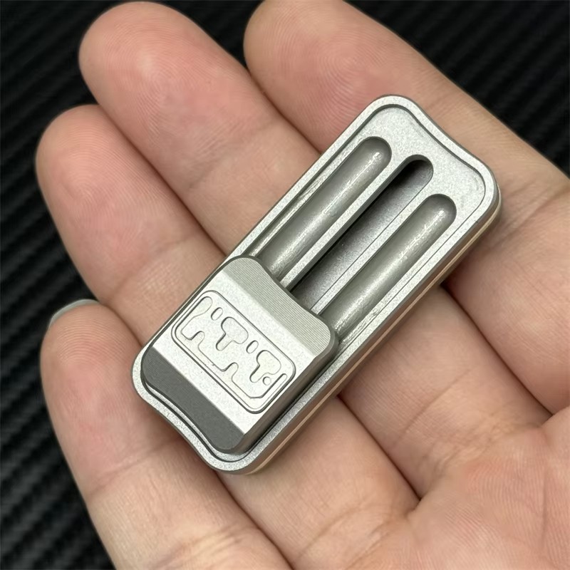 Stainless Steel Mechanical Push Fidget Slider Mini EDC Fidget Toys Stress Relief