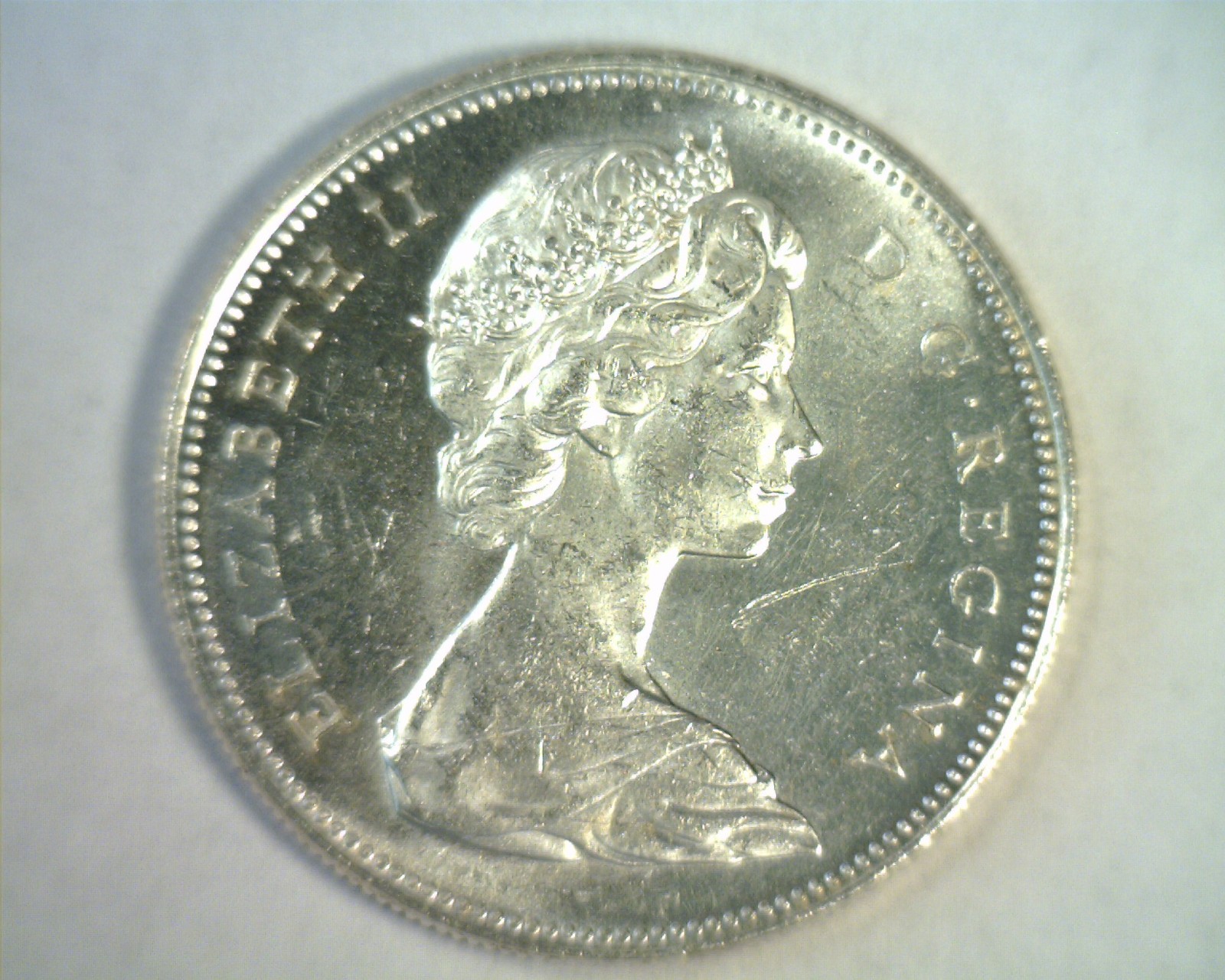 1966 CANADIAN SILVER DOLLAR ELIZABETH II UNCIRCULATED UNC. NICE ORIGINAL COIN