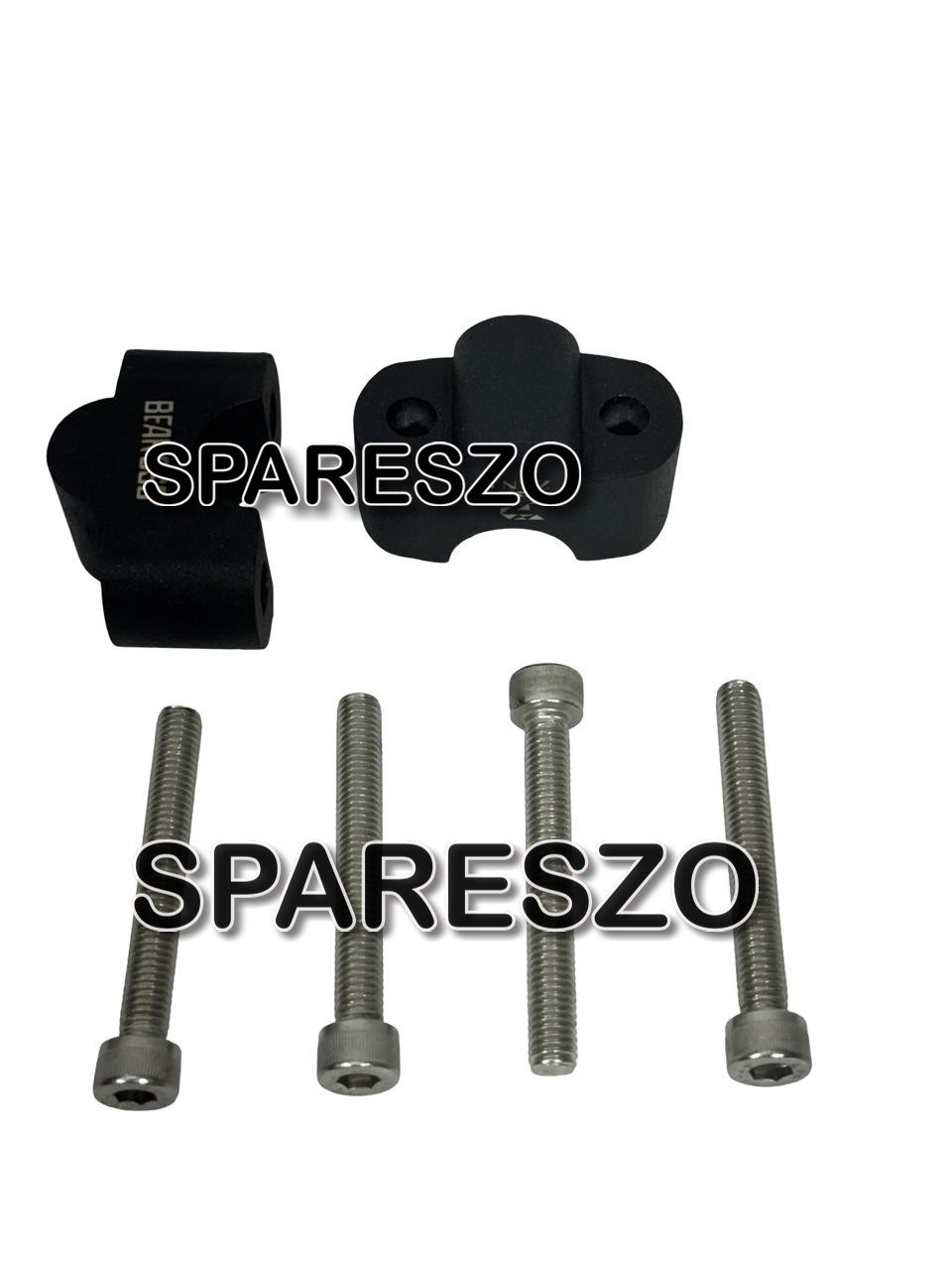 HANDLEBAR RISER BLACK FIT FOR ROYAL ENFIELD BEAR 650