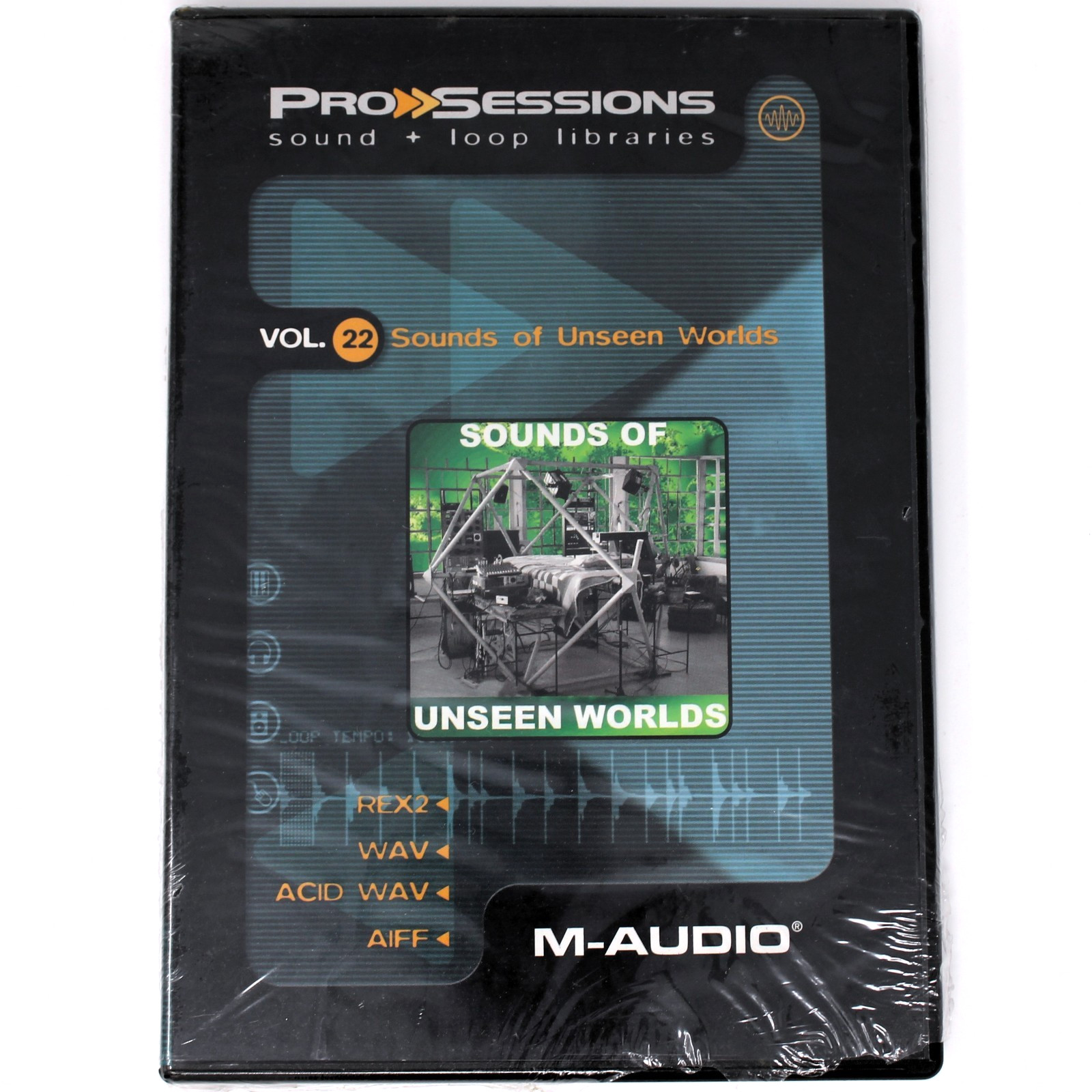 M-Audio Pro Sessions 22 Sounds of Unseen Worlds Loops Sound Library/Sampling CD