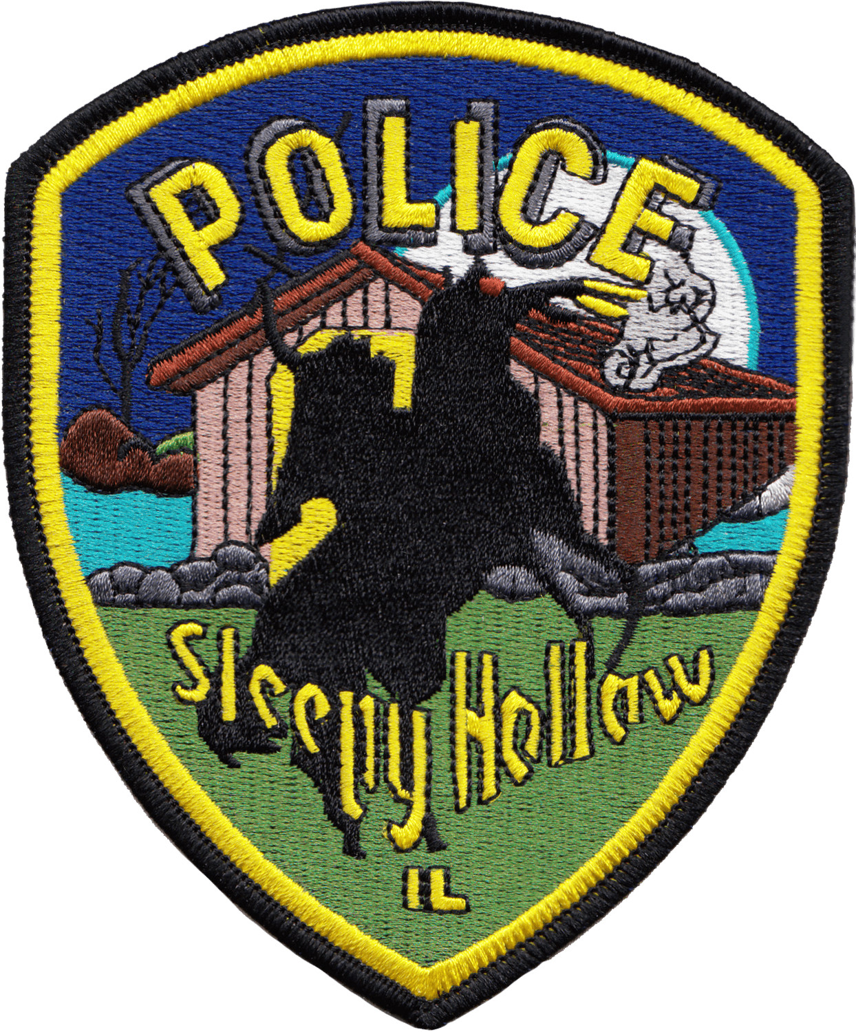 SLEEPY HOLLOW POLICE DEPARTMENT SHOULDER PATCH: Police Officer