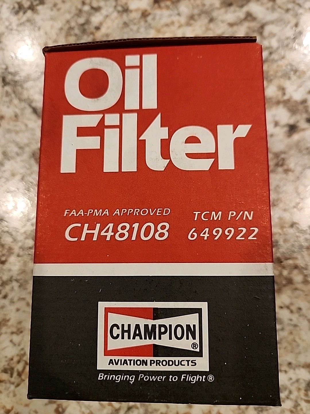 NEW Champion Aerospace Aircraft Oil Filter CH48108 FAA PMA Approve Aviation Part