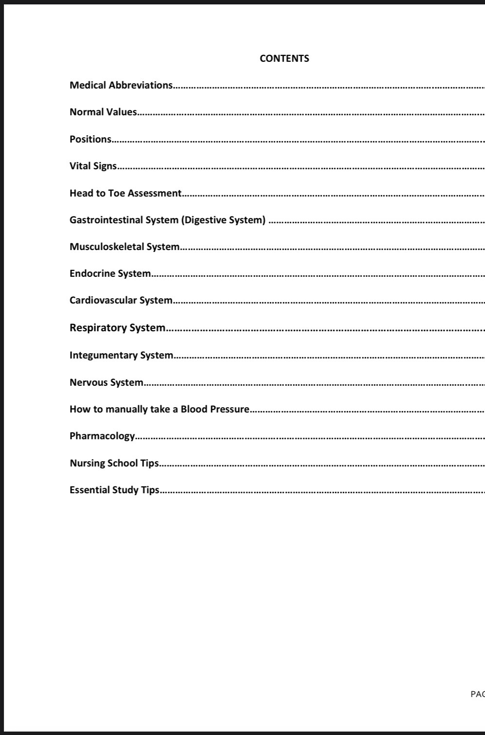 Nursing Student Study Guide NEW UPDATED VERSION 2025