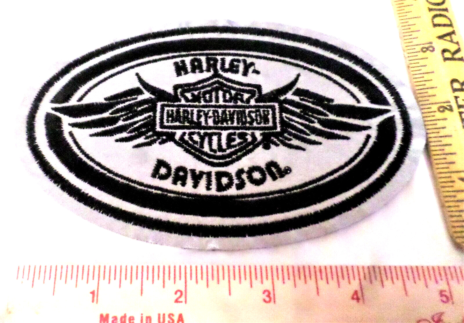 Harley reflective patch collectible HD motorcycle biker vest emblem memorabilia