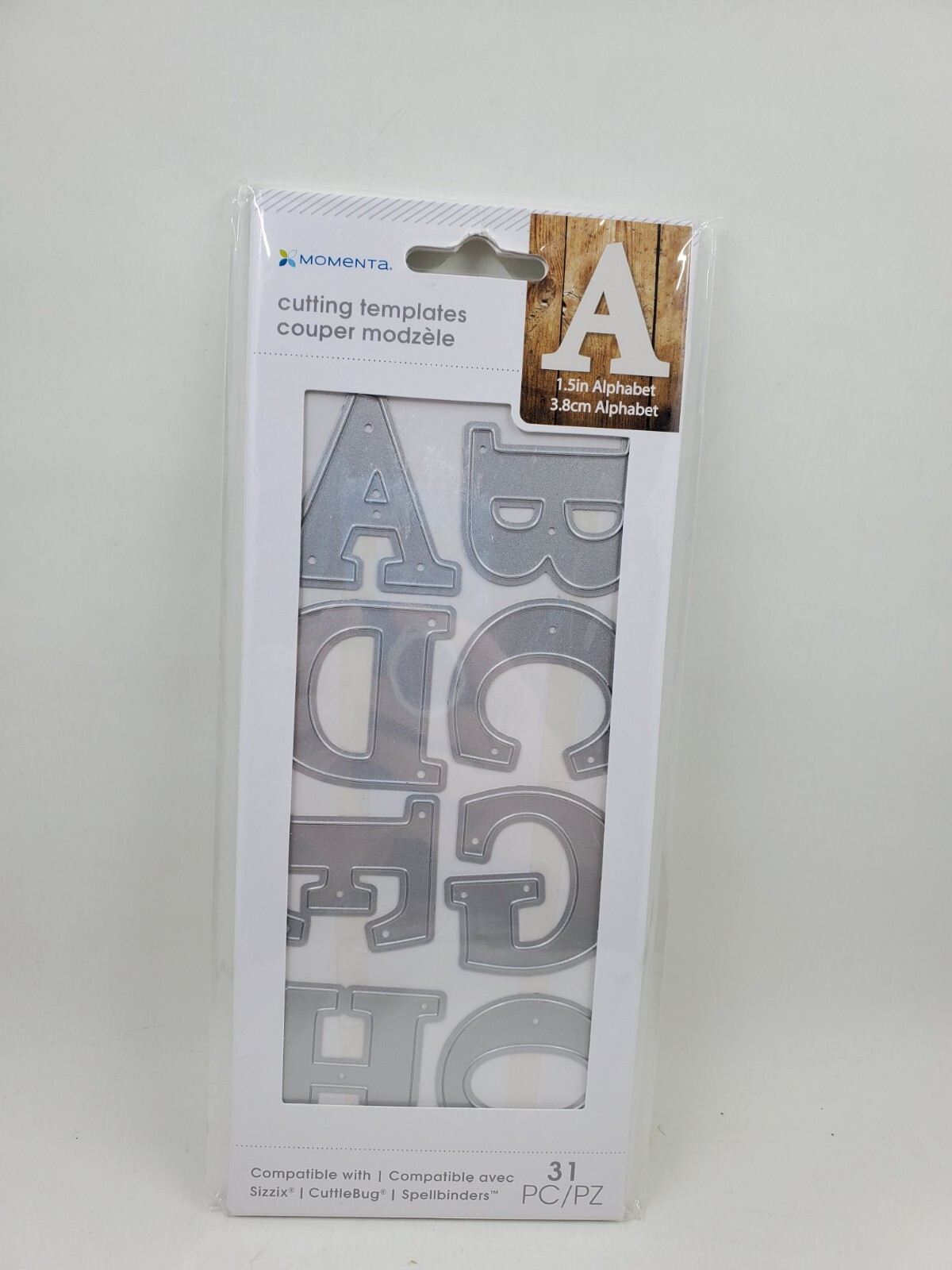 MO1 Momenta Serif Font 1.5" Uppercase Alphabet 31pc Die Set New