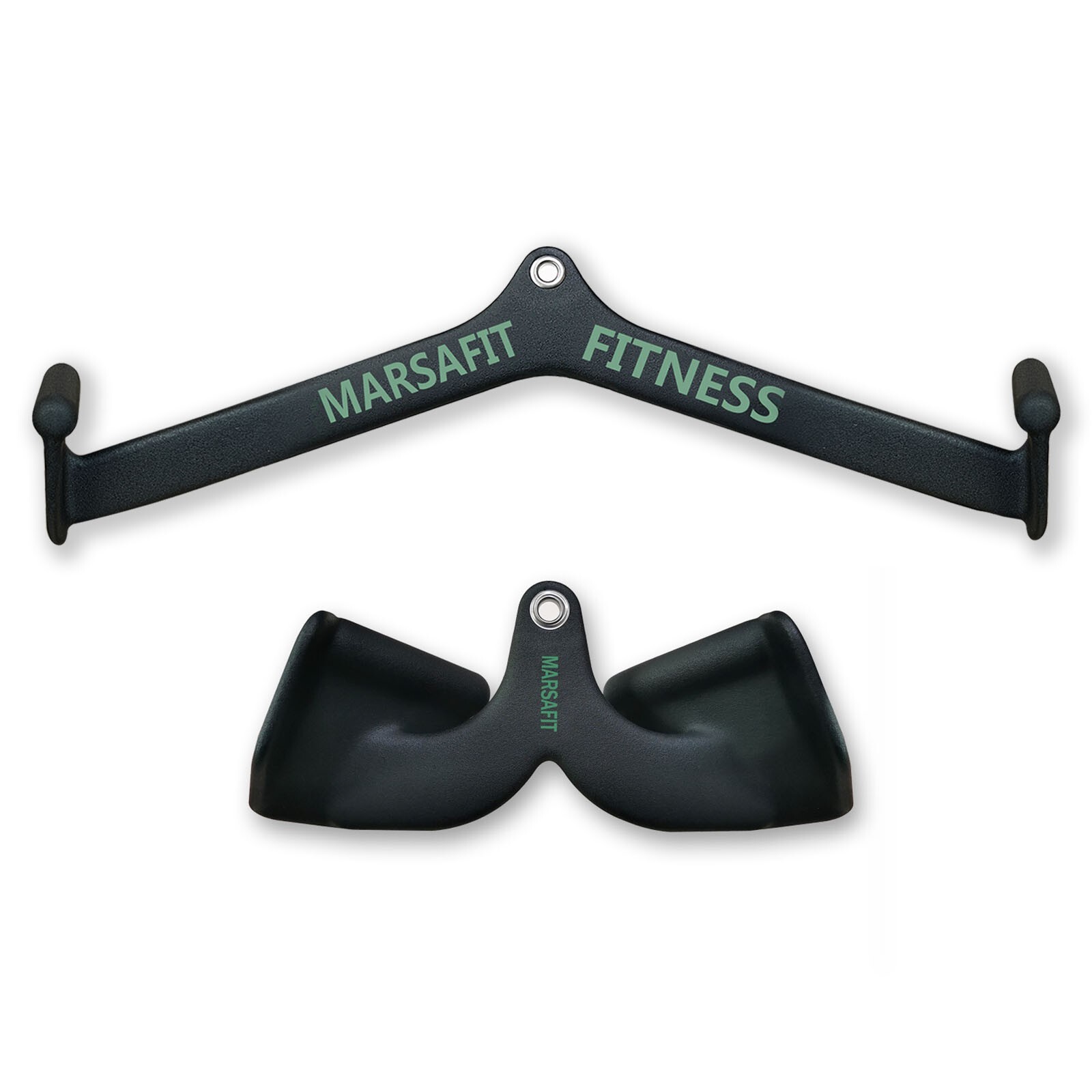 Fitness Rowing Pulley Cable Machine Attachment Handle Grips Lat Pull Down Bar