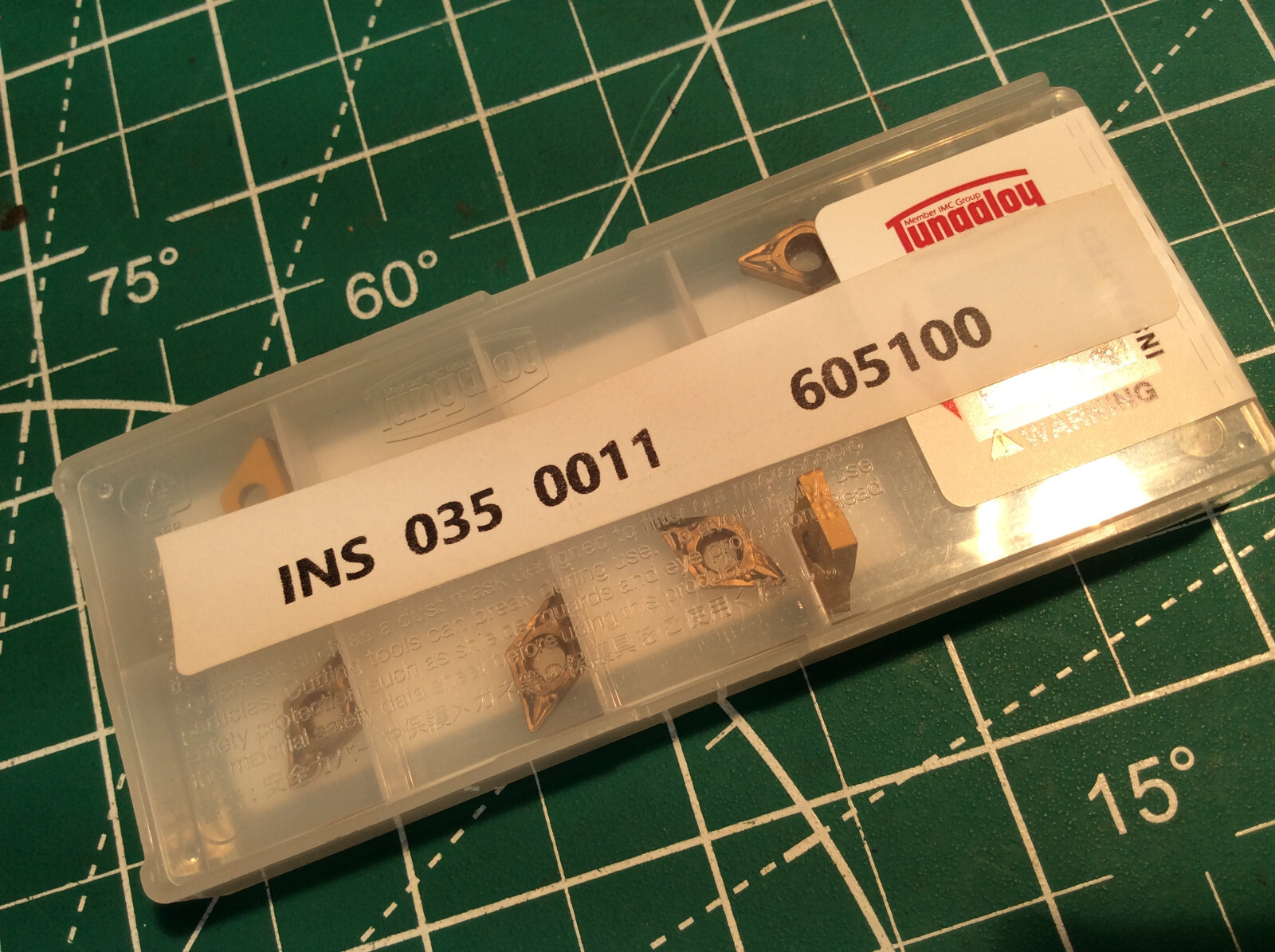10pc Tungaloy Carbide Inserts DCMT070204-PSS, TP9215 DCMT 21.51 PSS New (66)