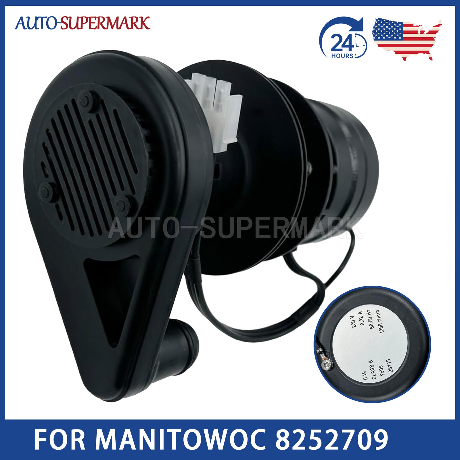 NEW 8252709 Ice Machine Water Pump 230 Volt for Manitowoc by Morril Motors