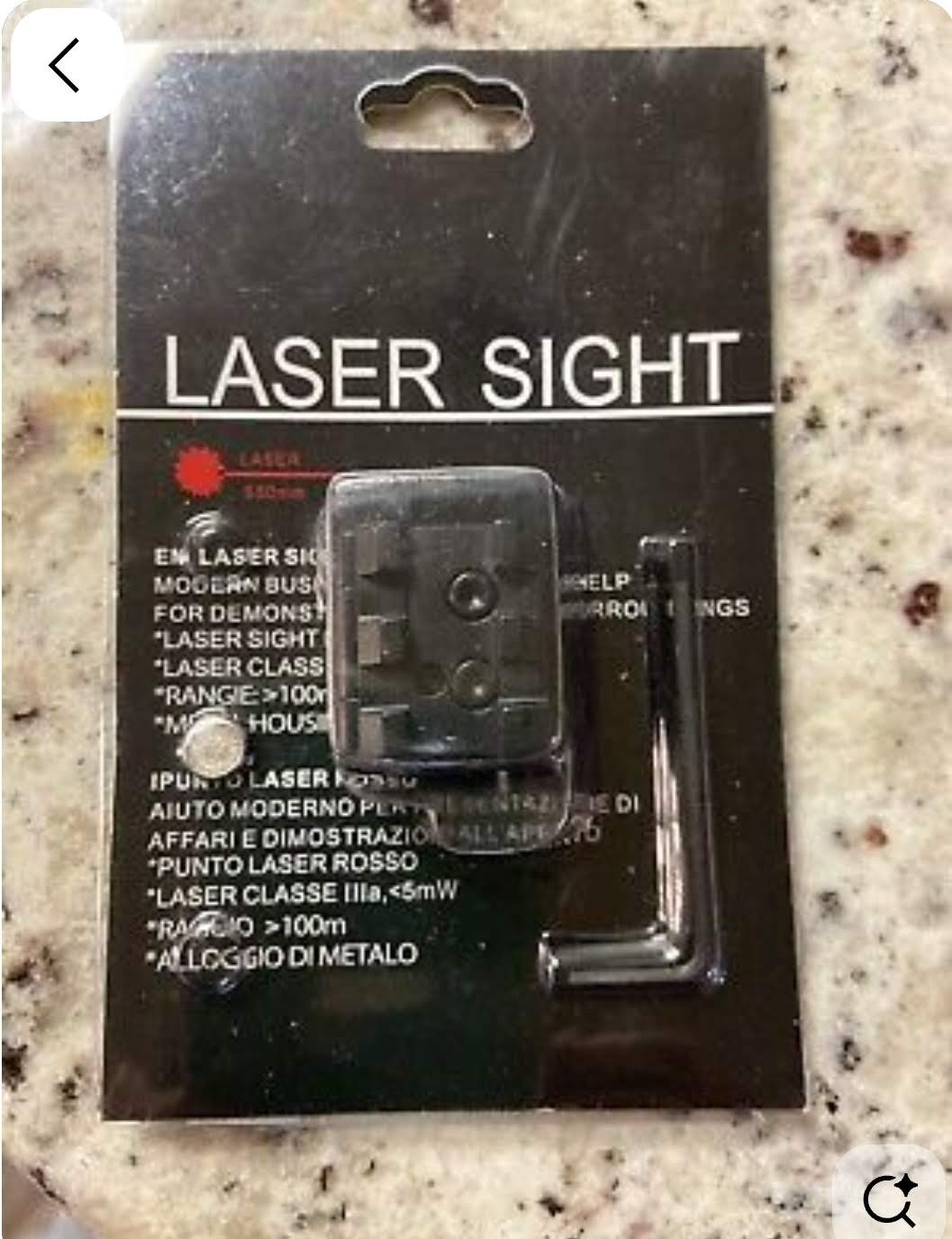 Laser Sight Black Aluminum 100m Picatinny/Weaver Mount 532nm Red Laser Pointer