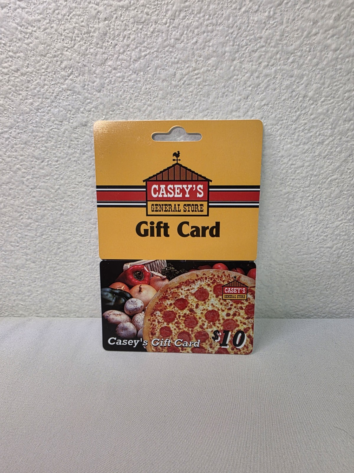 $10 Vintage Collectible Casey’s Gift Card Gas Station Convenience Store Pizza