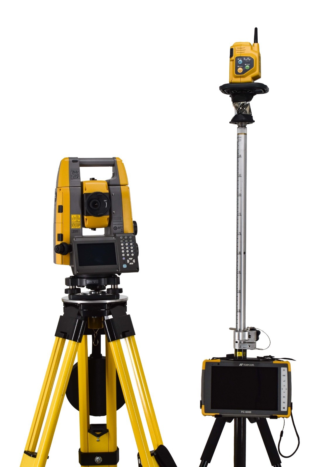 Topcon GT-505 Robotic Total Station w/ FC-6000 Tablet & Pocket-3D Software, RC-5