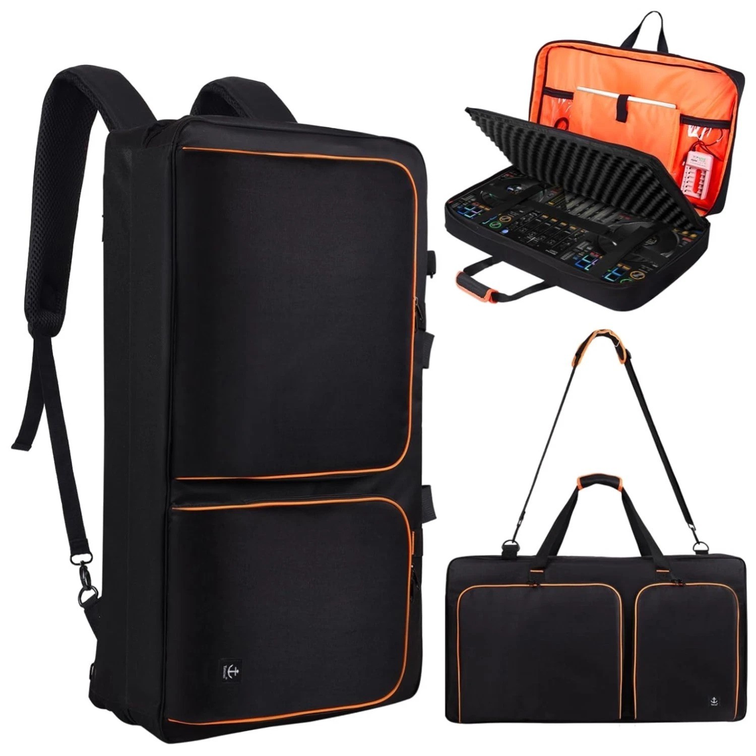 DJ Controller Case for DDJ-1000/800, Fits 15.6" Laptop