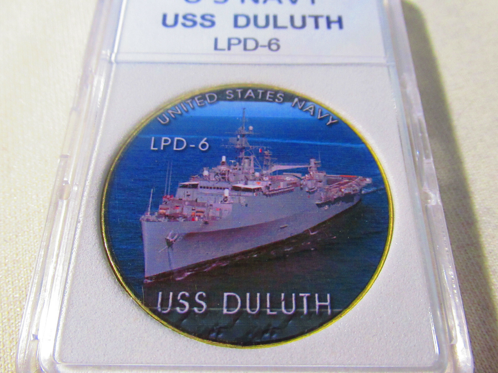 US NAVY - USS DULUTH (LPD-6) Challenge Coin