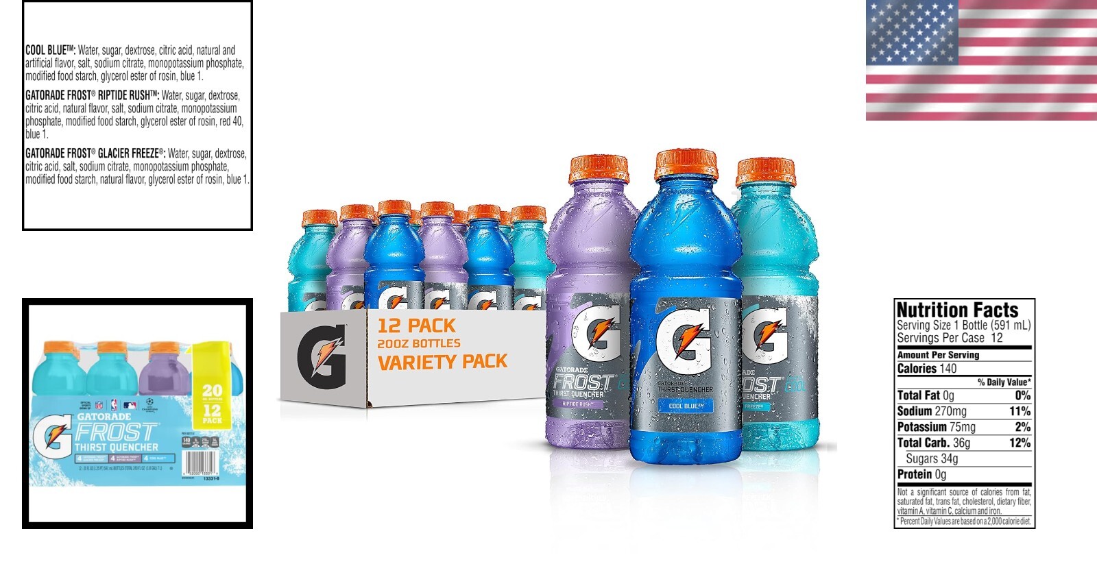 Ultimate Hydration Pack: Thirst Quencher Electrolyte Drink, 3 Flavors, 12 Count