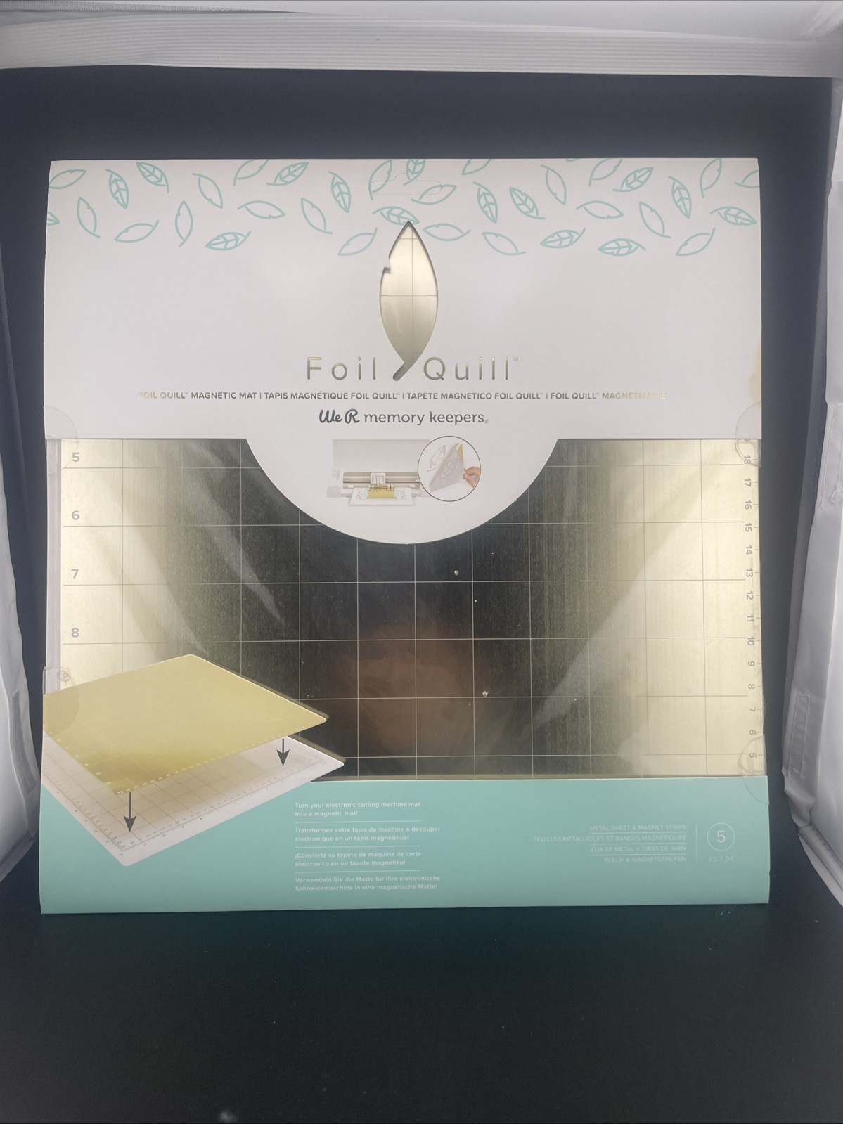 Foil Quill 12x12 Magnetic Mat, Make Custom DIY Designs for Scrapbooking, Journal