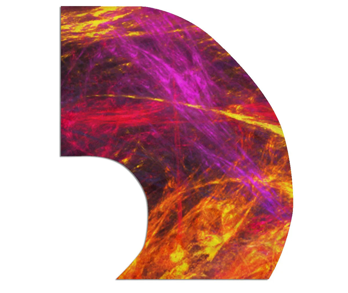 Fiery Fusion Color Guard Swing Flag- NEW
