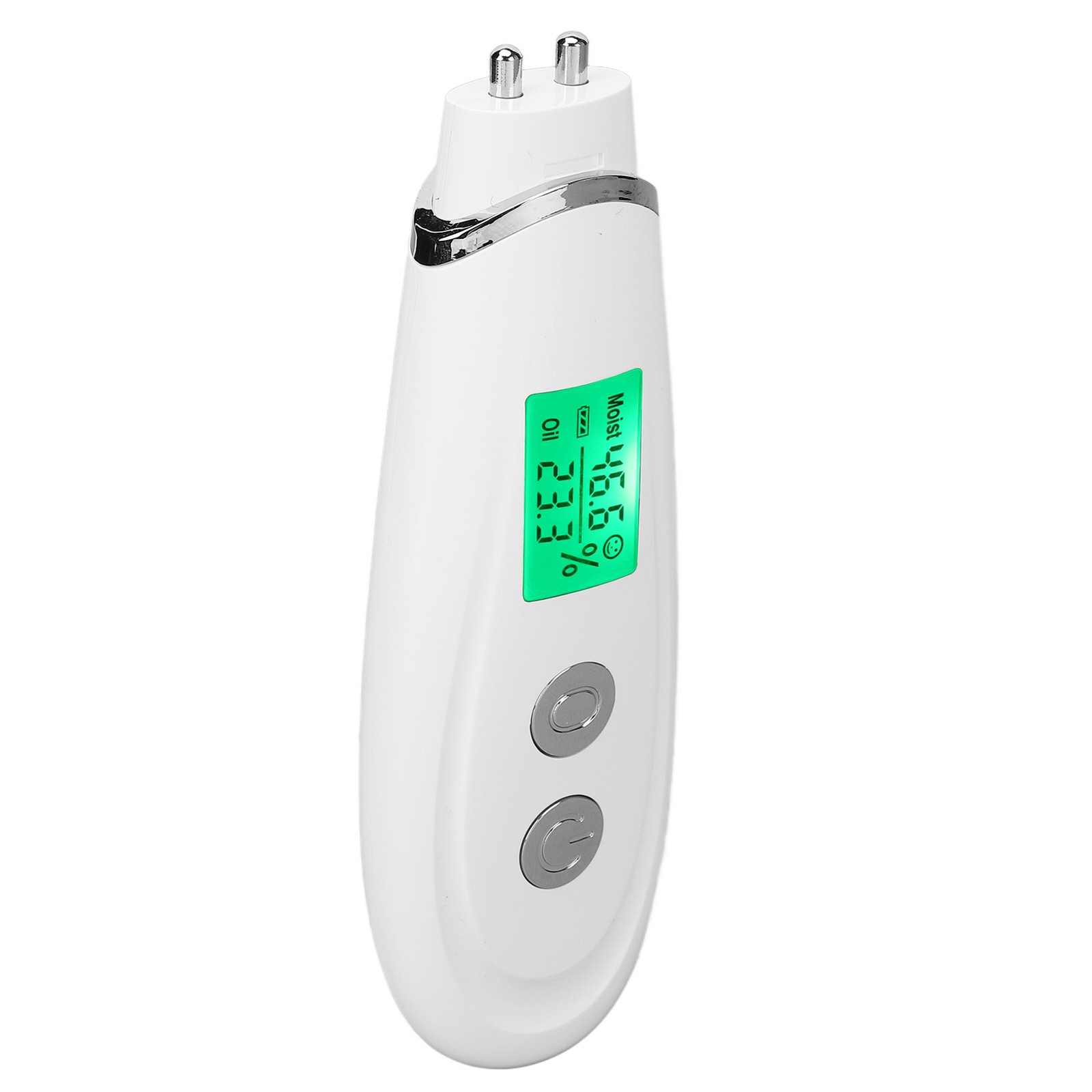 Skin Detector White Facial Moisture Tester Detector Skin Oil Content Moisture An