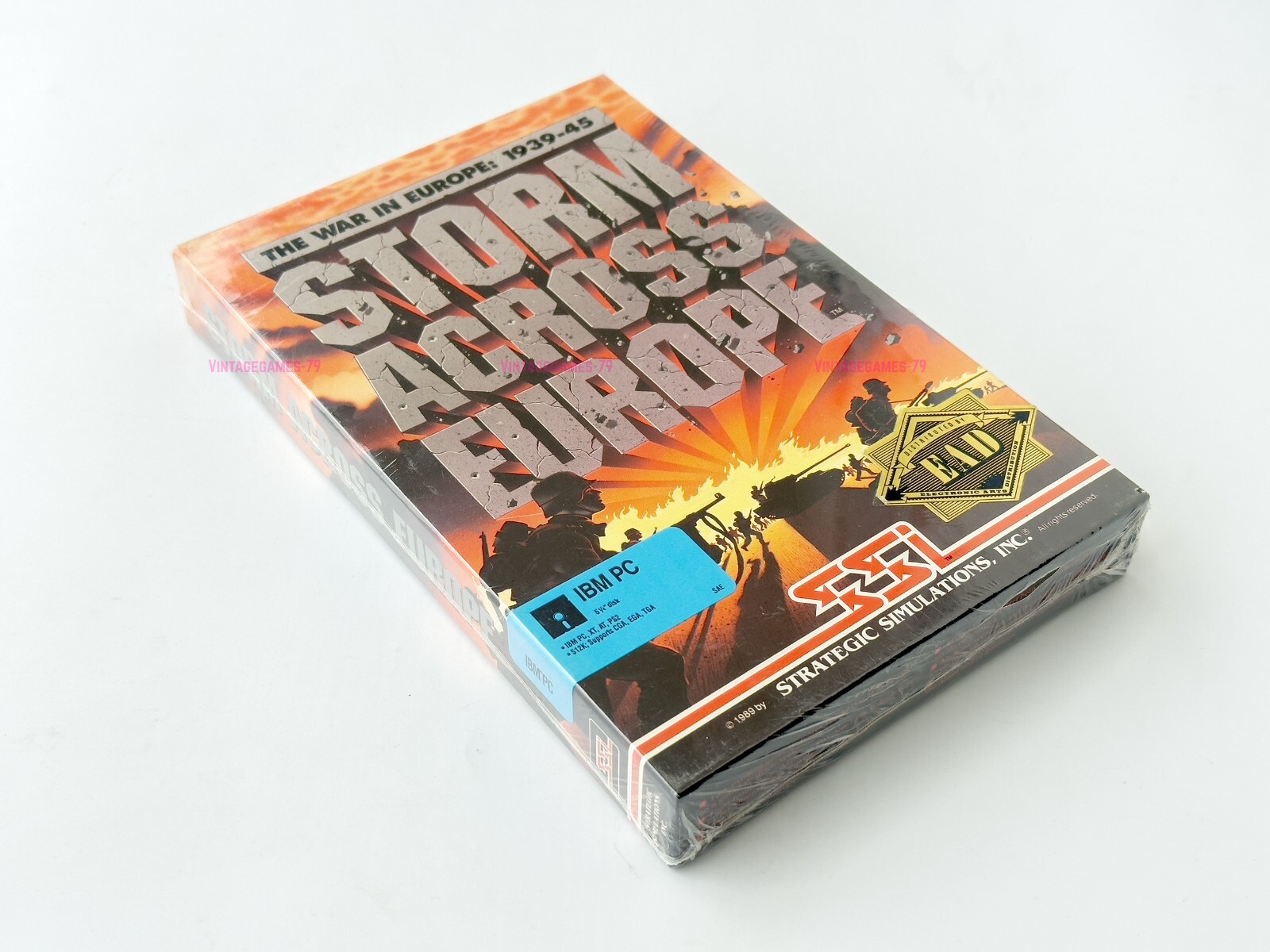 Storm Across Europe: The War in Europe 1939-45 - SSI - 1989 / IBM PC - Sealed